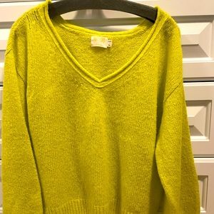 Lime green Nation sweater